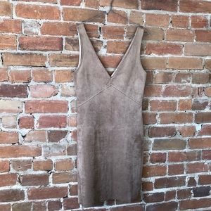 Aritzia suede dress